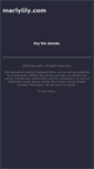 Mobile Screenshot of marlylily.com